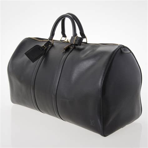 louis vuitton keepall 55 black.